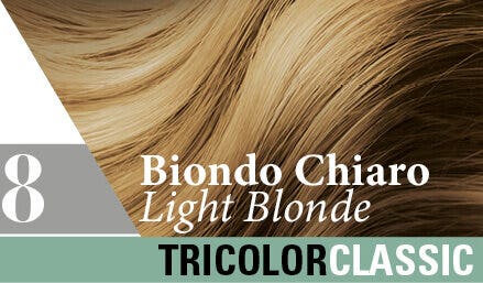 Specchiasol Tricolor Classic 8 Biondo Chiaro 2 Tubi 50ml 2 Shaker 50ml + 4 Bustine 8ml-2