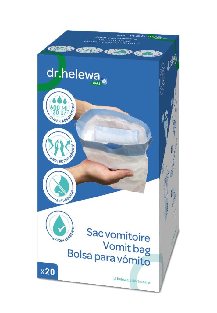 Dr Helewa Sacchetto Per Vomito 20 Pezzi-2