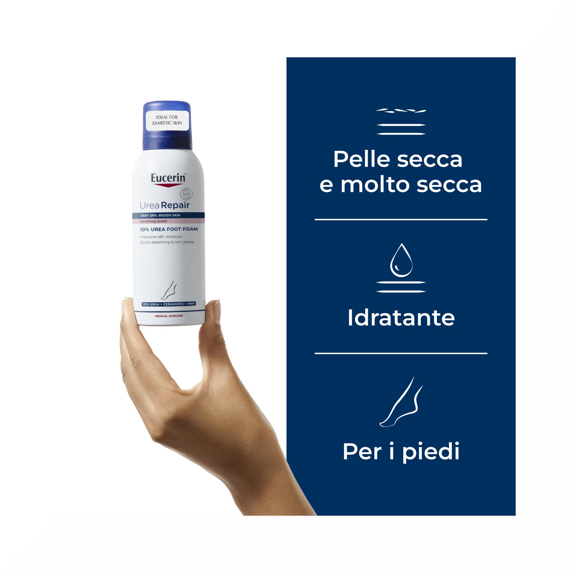 Eucerin Urearepair Plus Mousse Piedi crema piedi 150ml-3