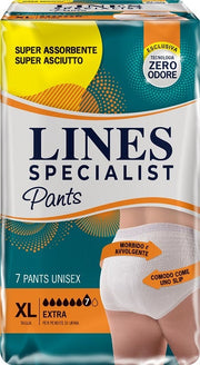 Pannolone Mutandina Lines Specialist Unisex Extra xl 7 Pezzi-0