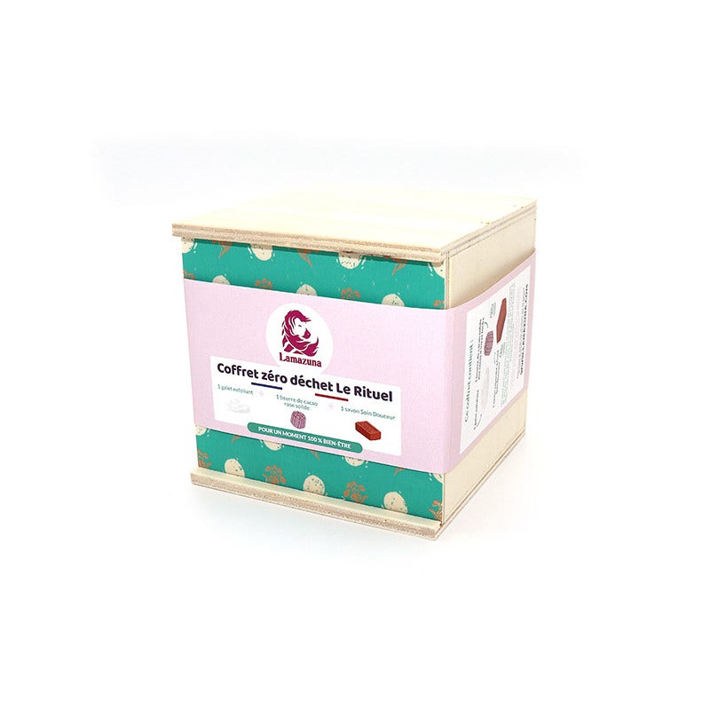 Lamazuna Cofanetto Pietra Esfoliante + Burro Di Cacao Solido  + Sapone-3