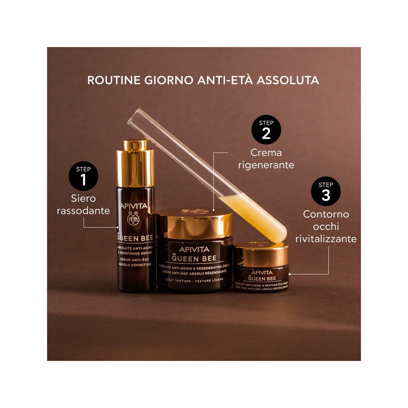 Apivita Queen Bee Light Crema Viso Anti-Età Assoluta&Rigenerante Texture Leggera 50ml-5