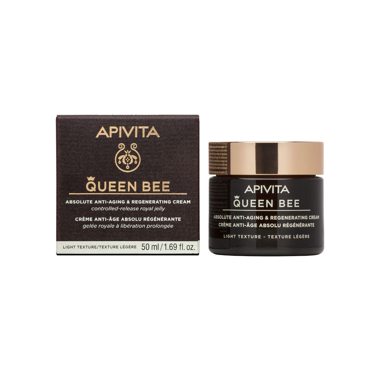 Apivita Queen Bee Light Crema Viso Anti-Età Assoluta&Rigenerante Texture Leggera 50ml-9