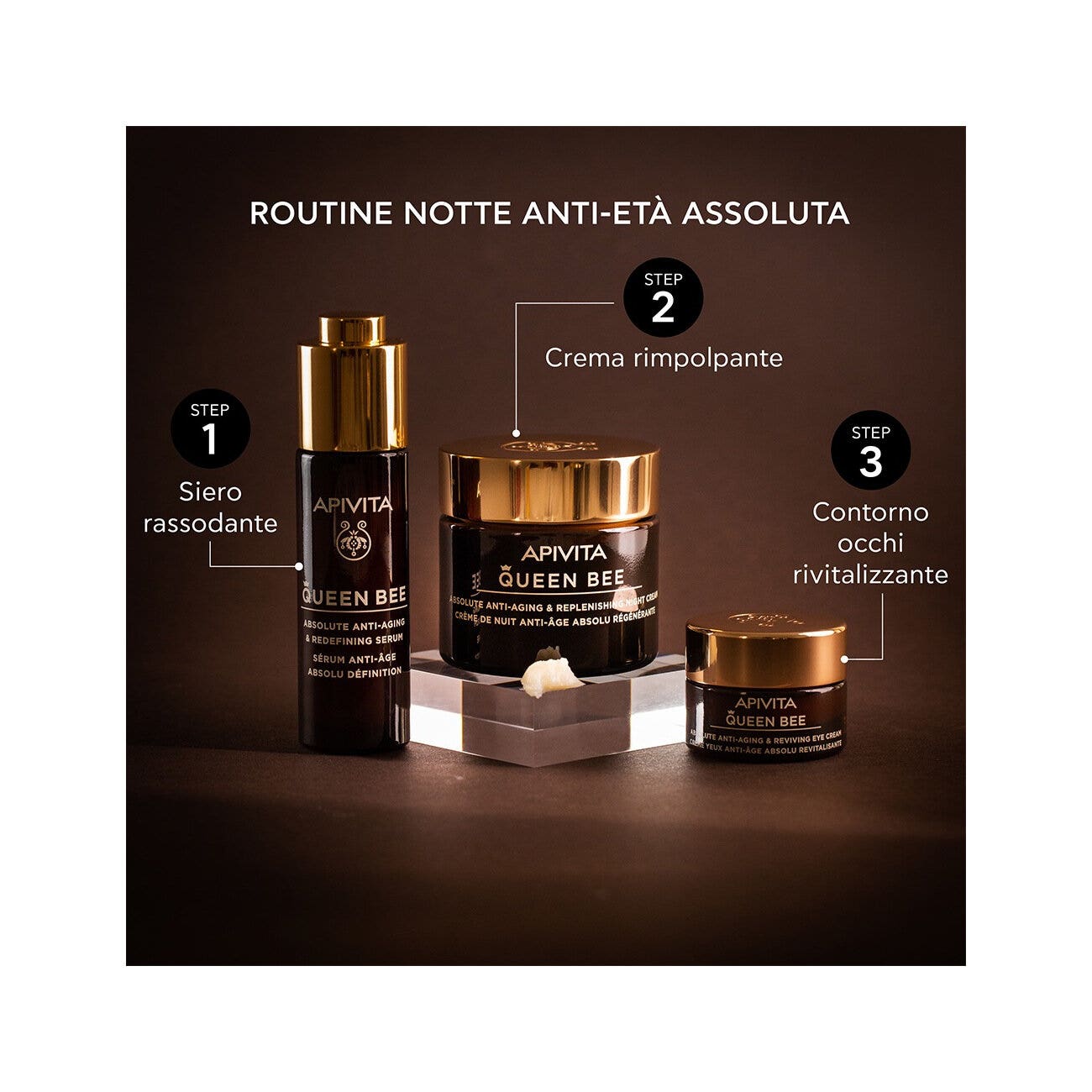 Apivita Queen Bee Serum Siero Viso Anti-Età Assoluto&Rassodante 30ml-6