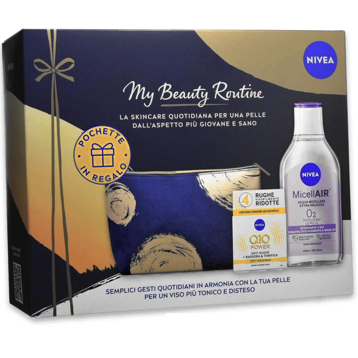 Nivea Cofanetto Crema Viso Q10 50ml + Acqua Micellare 400ml-1