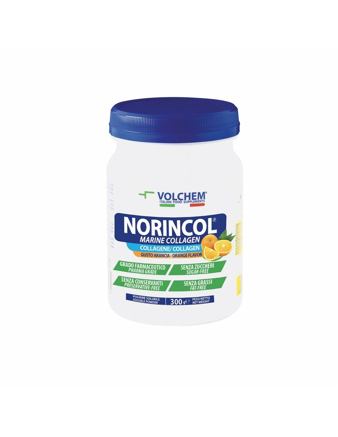 Volchem Norincol Marine Collagen Gusto Arancia 300g-2