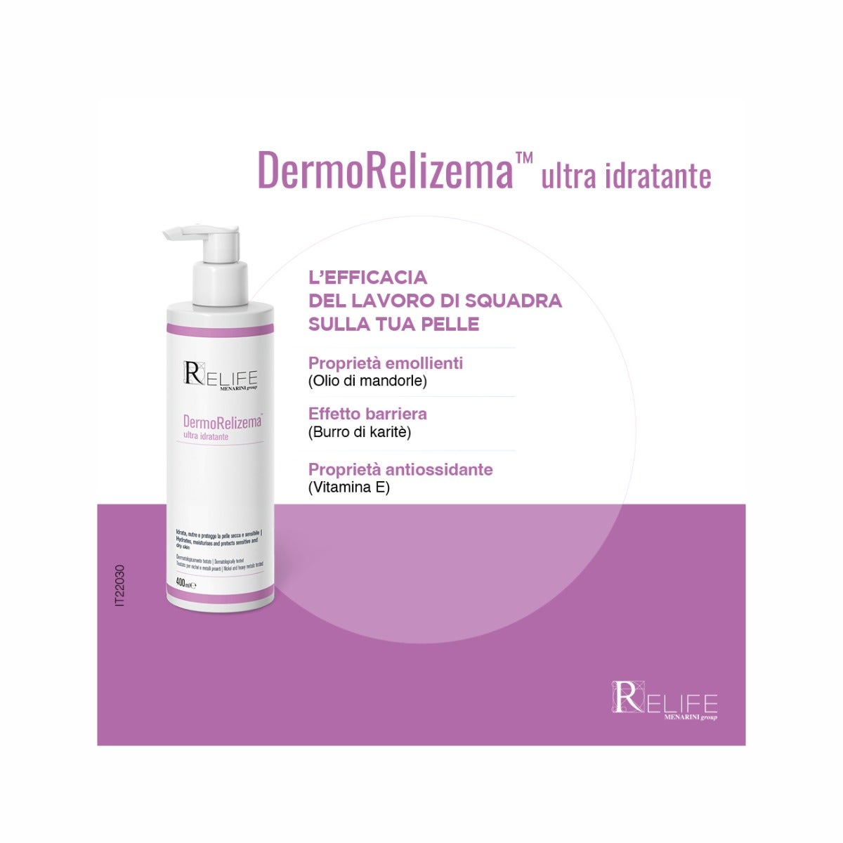 Relife Dermorelizema Ultra Idratante 400g-3