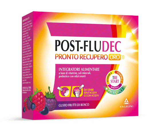 Post-Fludec Pronto Recupero Oro Frutti Di Bosco 12 Bustine-1