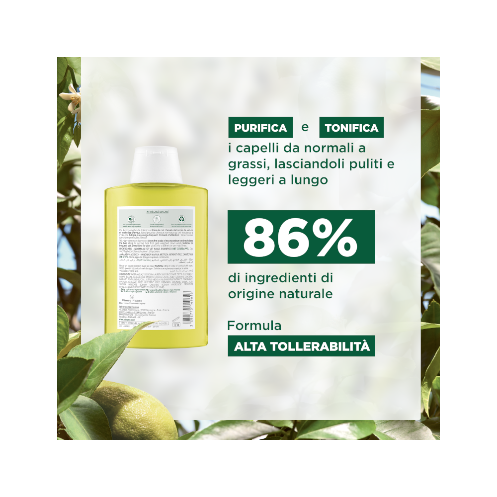 Klorane Shampoo Alla Polpa Di Cedro Leggero 200ml-4