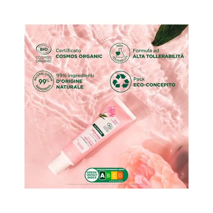 Klorane Crema Ricca Lenitiva alla Peonia Bio Pelle Sensibile/Secca 40ml-2