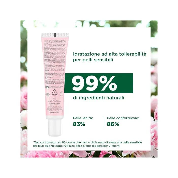 Klorane Crema Ricca Lenitiva alla Peonia Bio Pelle Sensibile/Secca 40ml-3