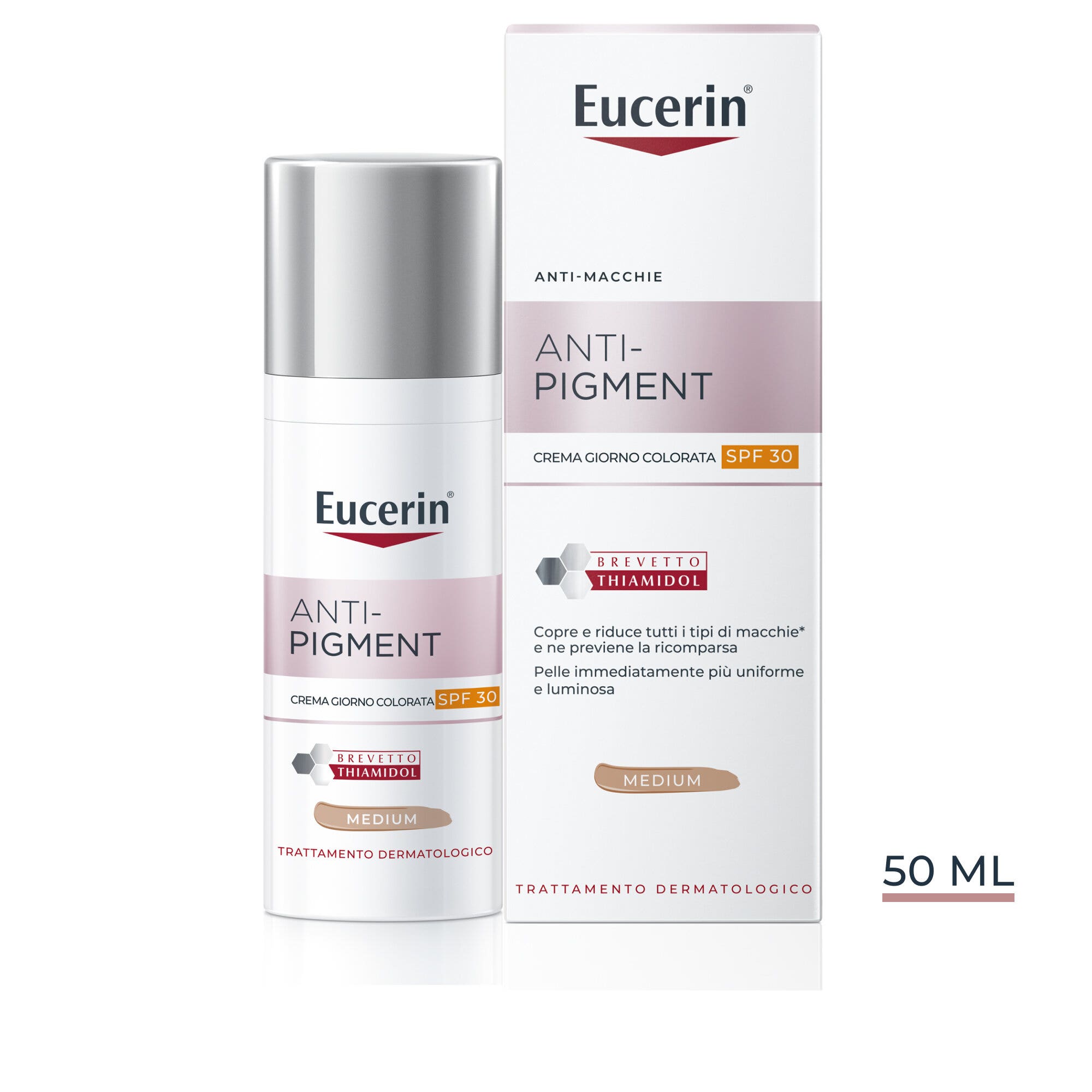 Eucerin Anti-Pigment Crema Giorno SPF 30 Colorata Medium 30ml-1