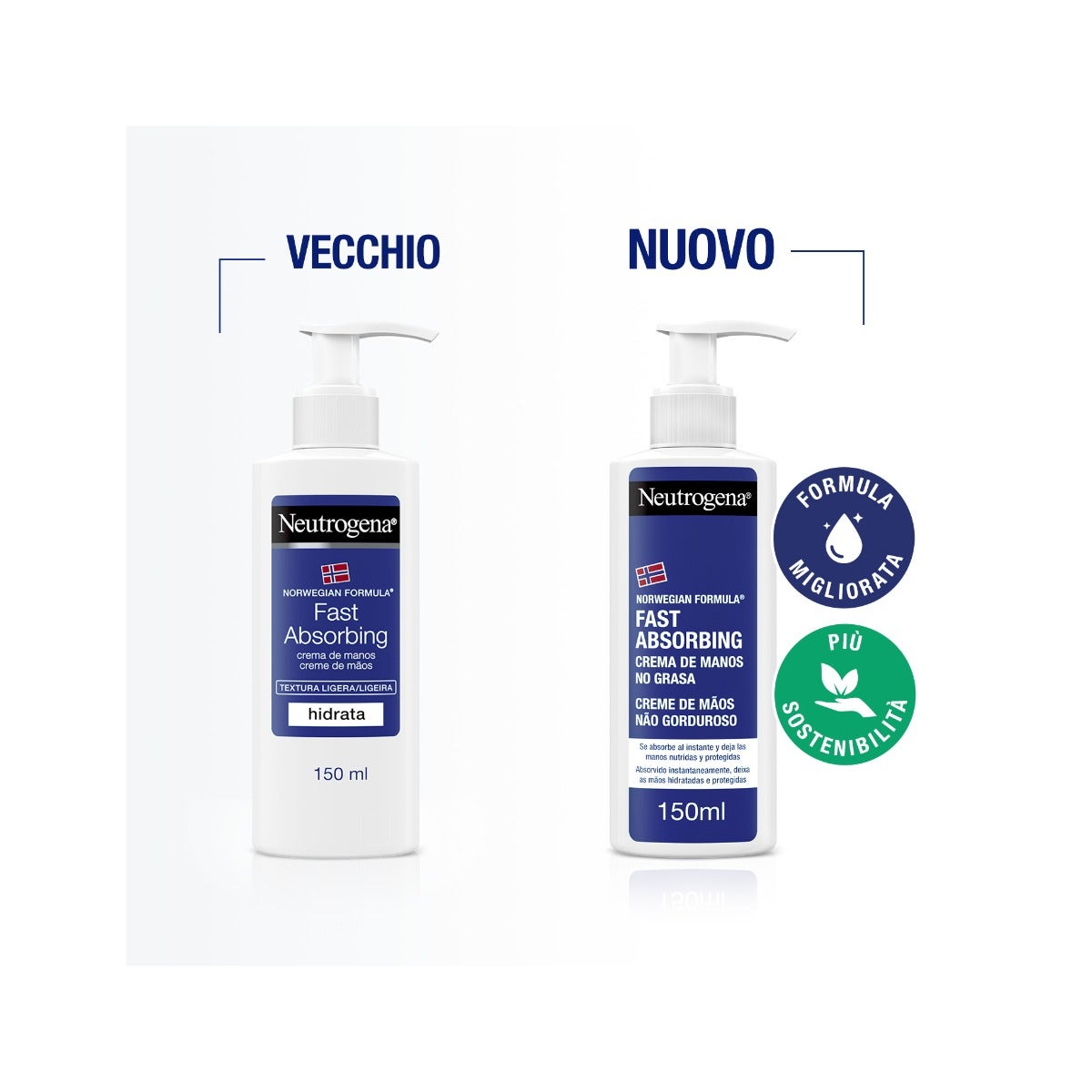 Neutrogena Crema Mani con Formula Norvegese ad Assorbimento Rapido 150ml-7