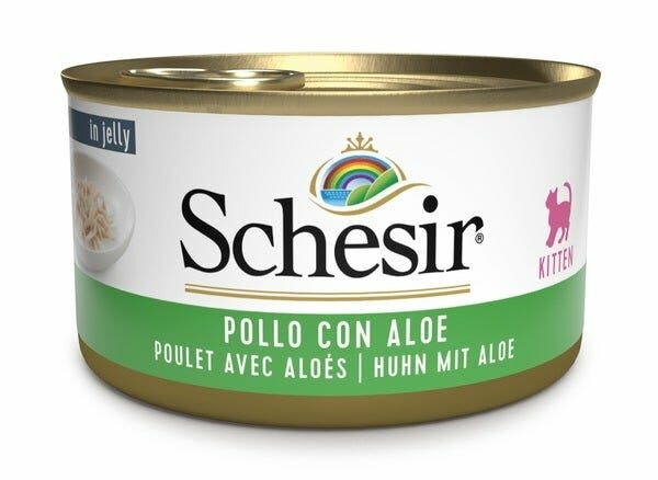 Schesir Pollo Con Aloe Cibo Umido Per Gattini Lattina 85g-2
