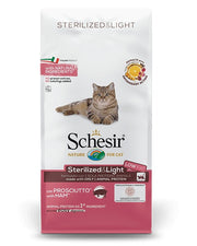 Schesir Sterilized&Light Crocchette Con Prosciutto Per Gatti Adulti Sacco 10kg-1