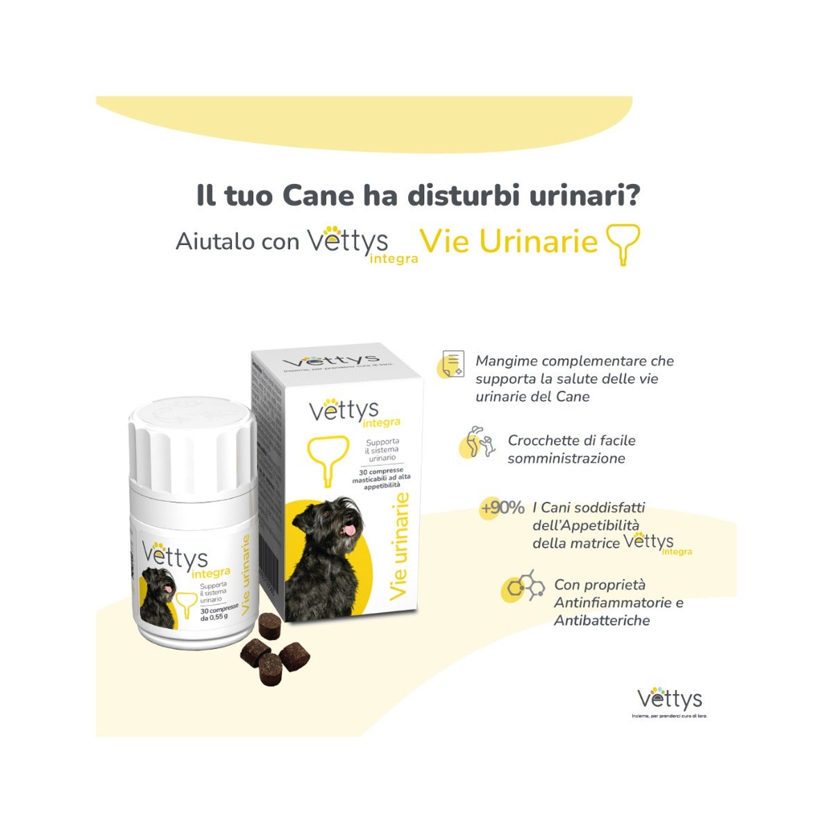 Vettys Integra Vie Urinarie Per Cani 30 Compresse-2