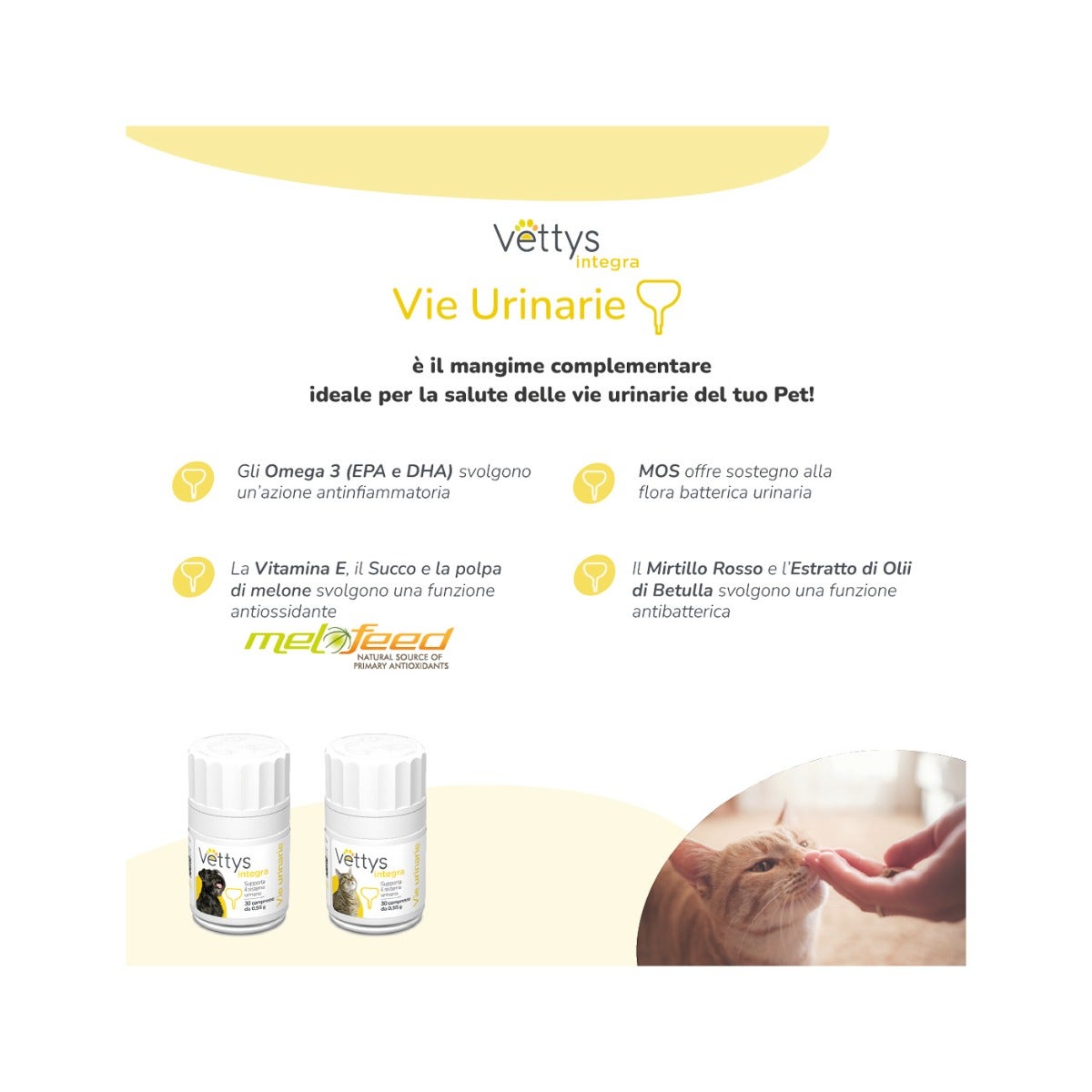 Vettys Integra Vie Urinarie Per Gatti 30 Compresse-6