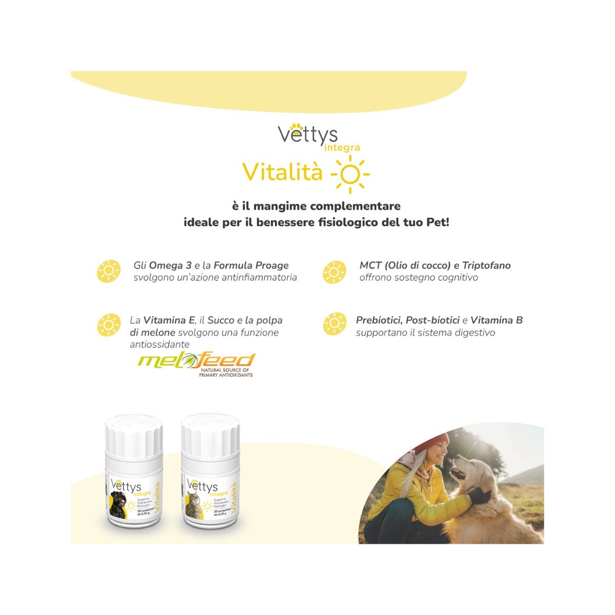 Vettys Integra Vitalità Per Cani 30 Compresse-5