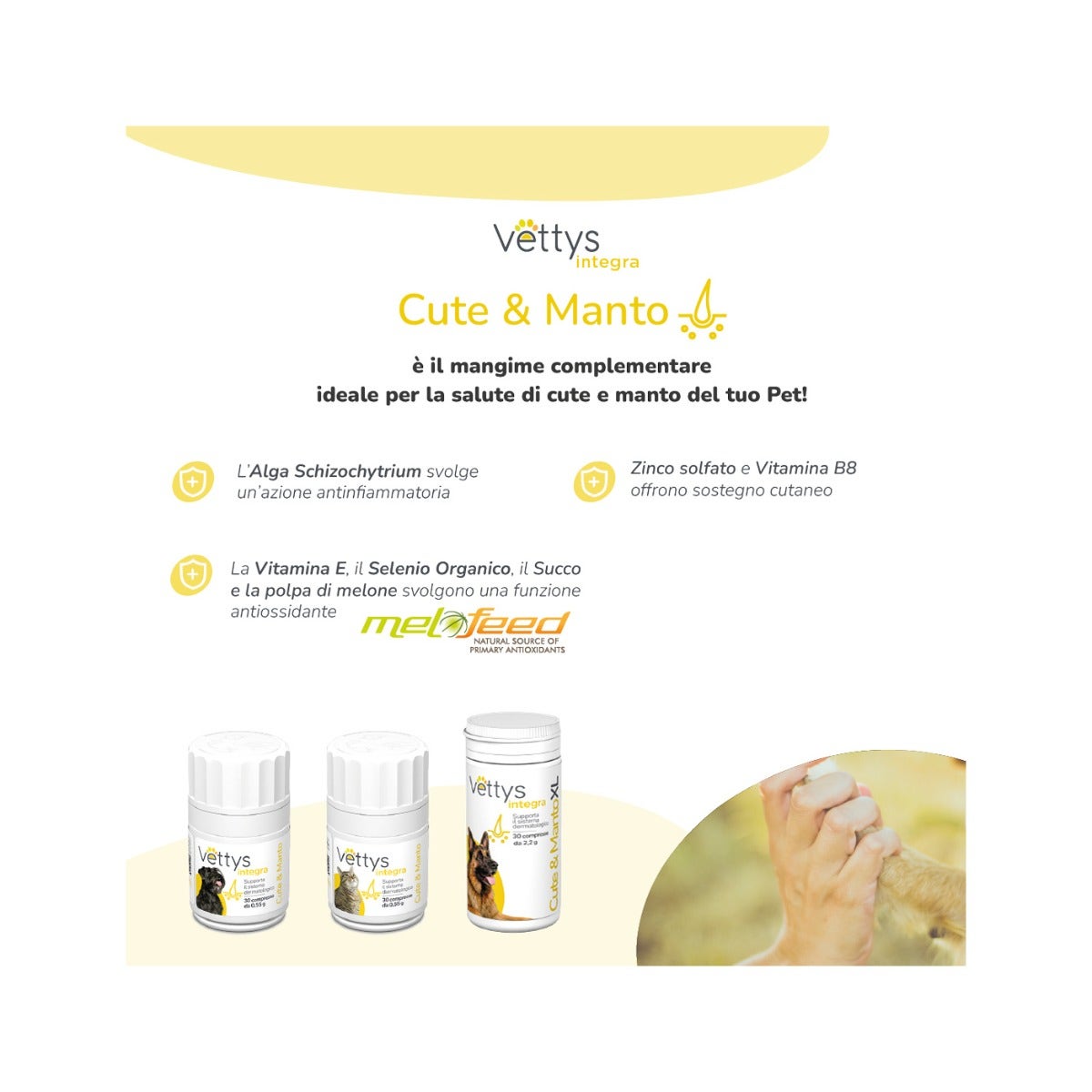 Vettys Integra Cute&Manto Per Gatti 30 Compresse-4