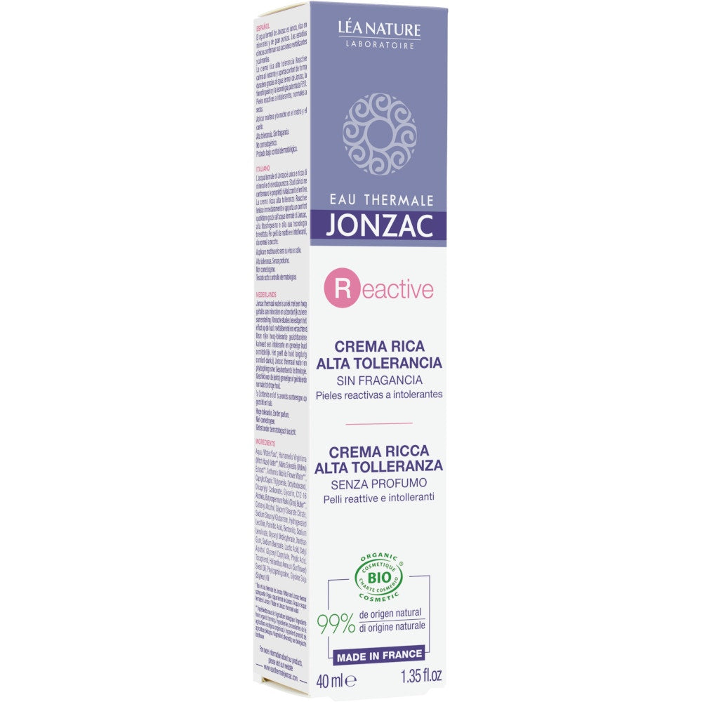 Eau Thermale Jonzac Crema Ricca Alta Tolleranza Reactive 40ml-4