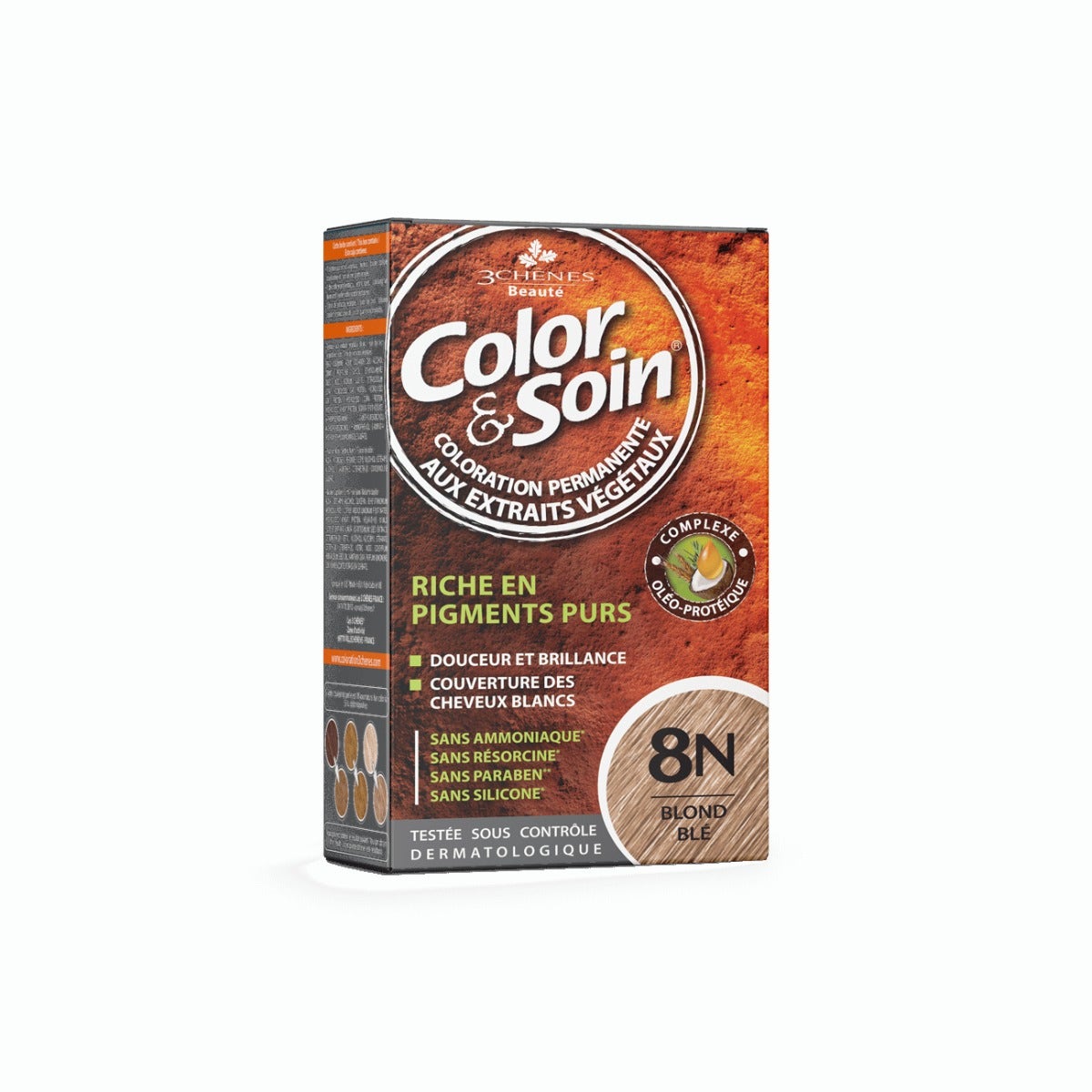 Les 3 Chenes Color & Soin Kit Tinta Capelli 8N Biondo Germe Di Grano-0