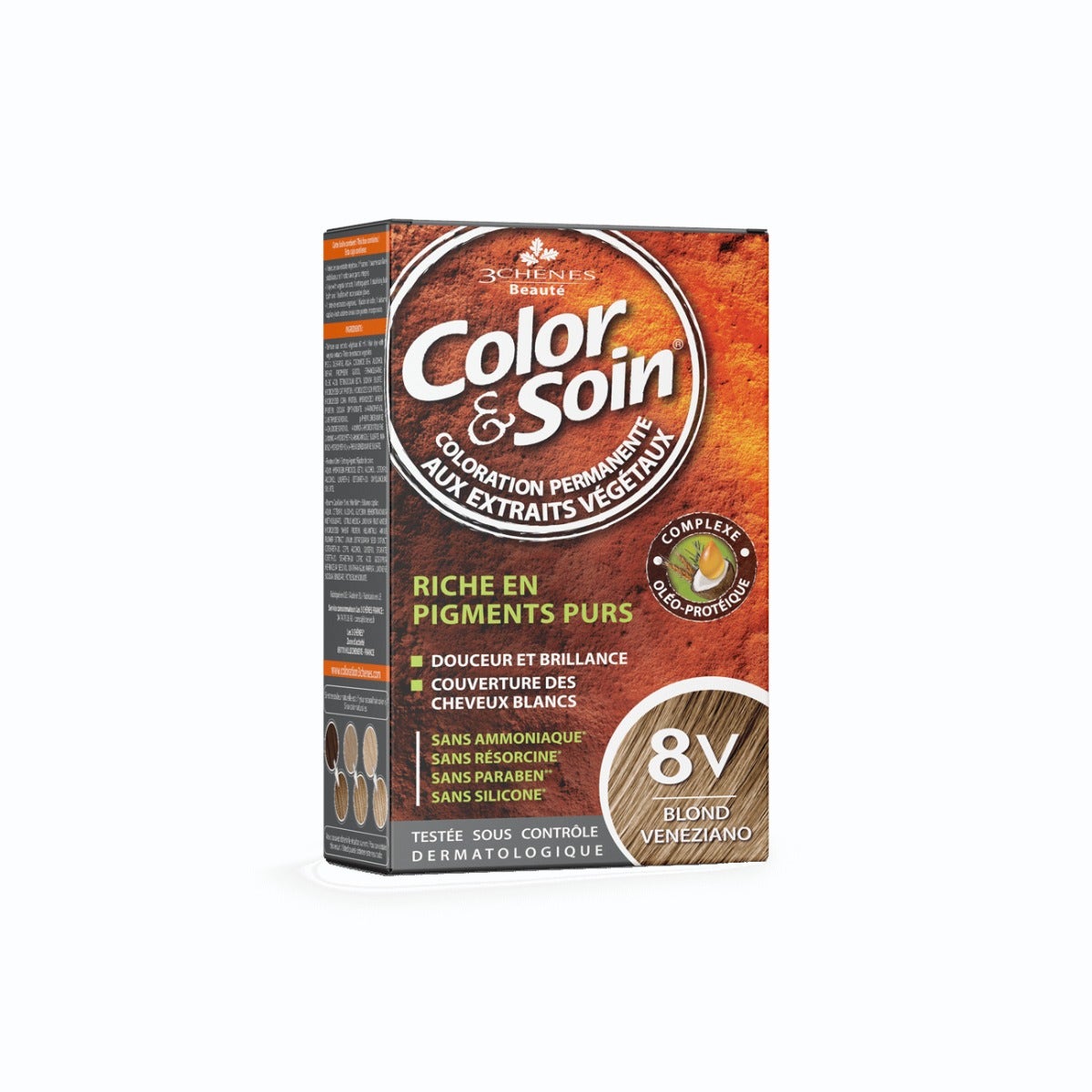 Les 3 Chenes Color & Soin Kit Tinta Capelli 8V Biondo Veneziano-0