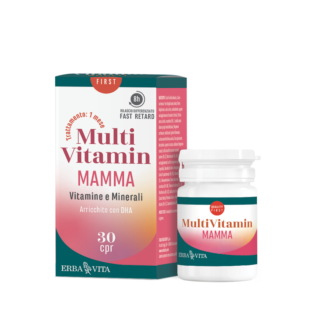Erba Vita MultiVitamin Mamma Vitamine E Minerali 30 Compresse-1