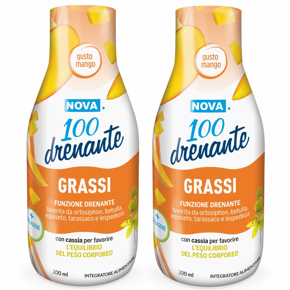 Nova 100 Drenante Grassi Con Cassia 2x300ml-1