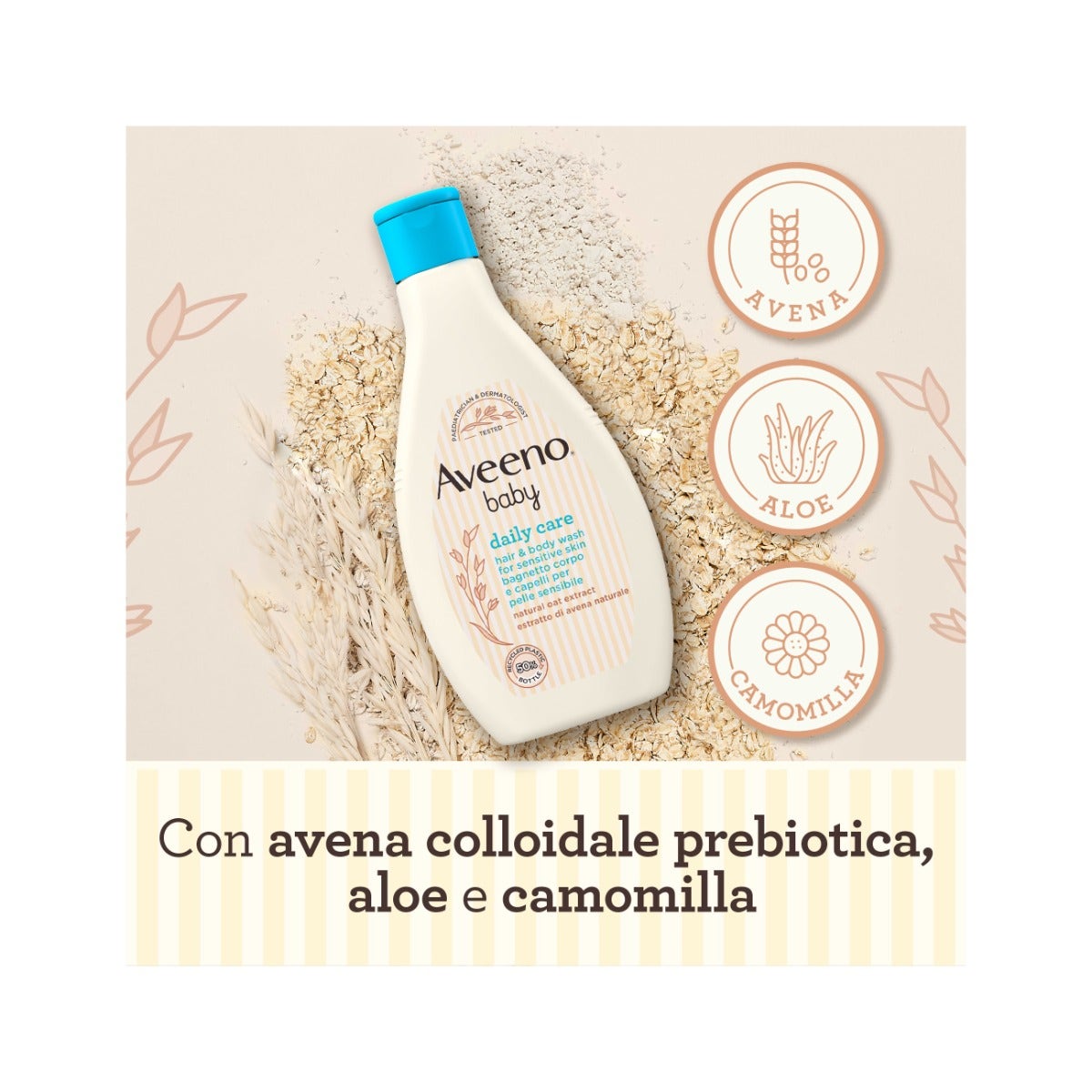 Aveeno Baby Daily Care Bagnetto Corpo E Capelli 250ml-4
