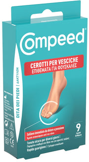 Compeed Cerotto Vesciche Dita dei Piedi 9 Pezzi