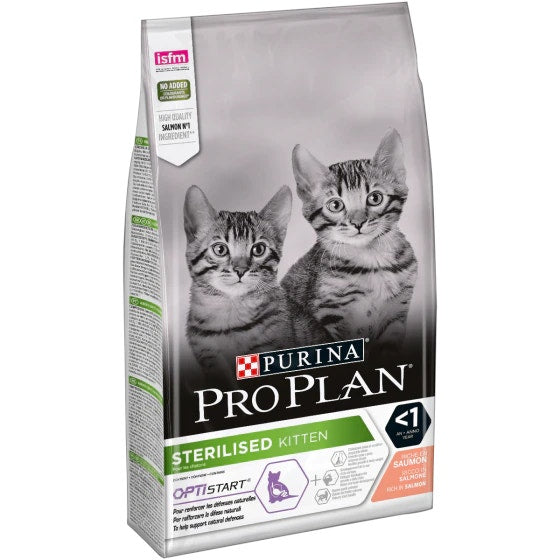 Purina Pro Plan Sterilised Kitten Crocchette Salmone Sacco 1,5kg-0