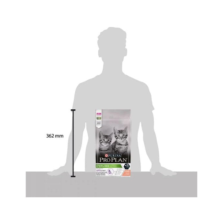 Purina Pro Plan Sterilised Kitten Crocchette Salmone Sacco 1,5kg-3