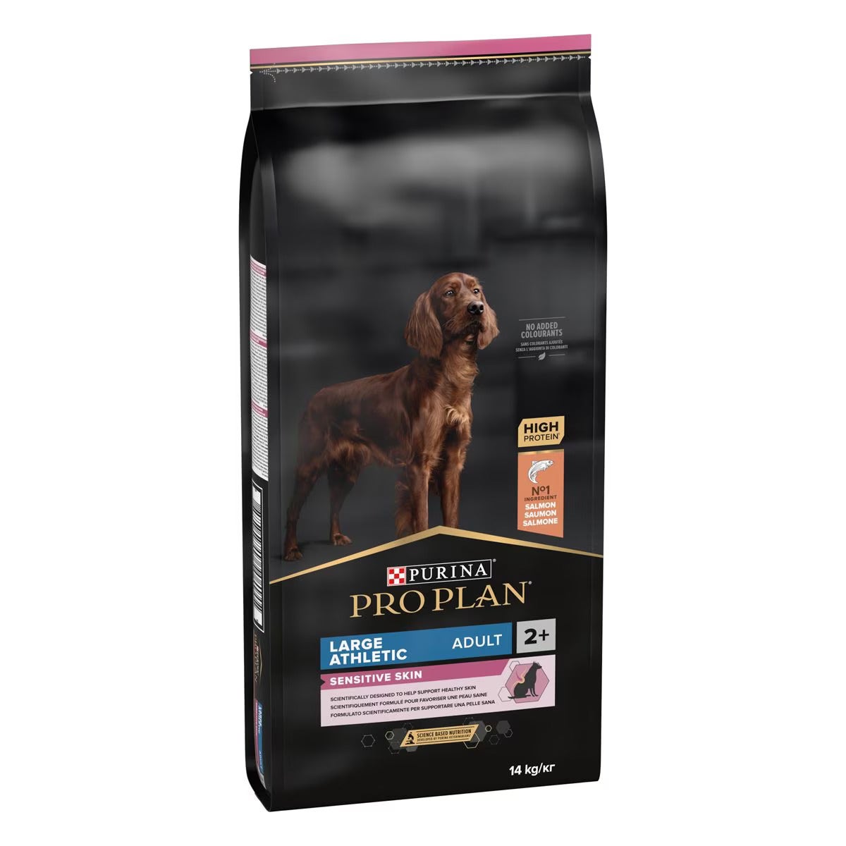 Purina Pro Plan Large Athletic Adult Sensitive Skin Cibo Secco Con Salmone Cani Adulti 14 kg-2