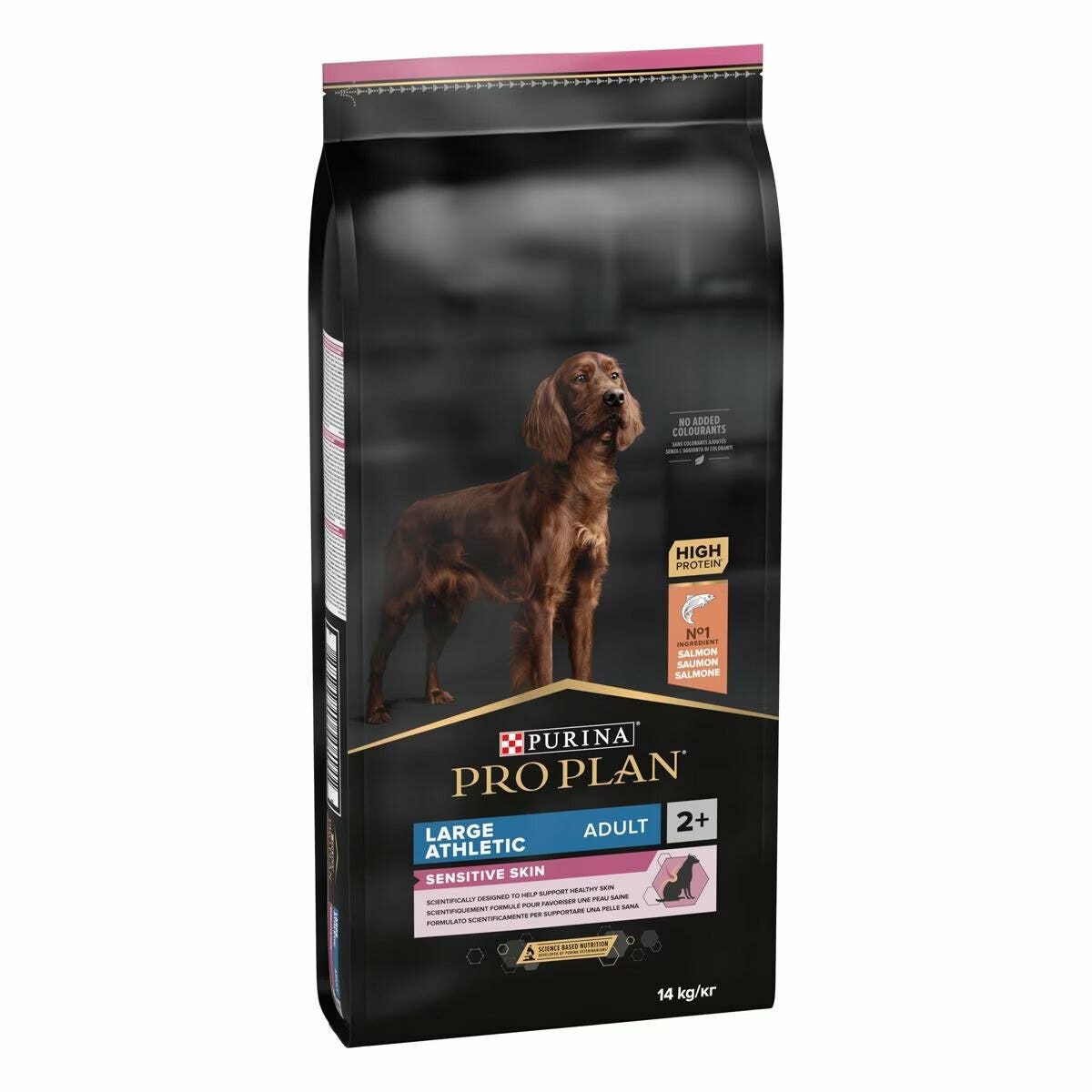 Purina Pro Plan Large Athletic Adult Sensitive Skin Cibo Secco Con Salmone Cani Adulti 14 kg-3