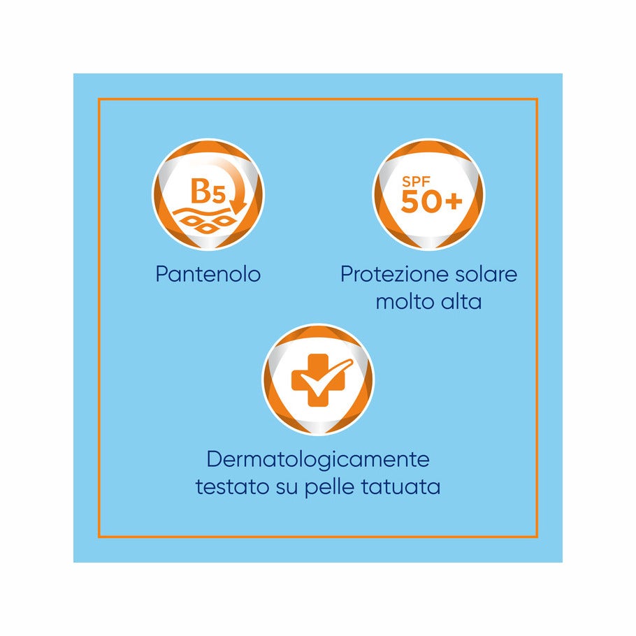 Bepanthenol Tattoo Crema Solare Protettiva SPF 50+ 50ml-3