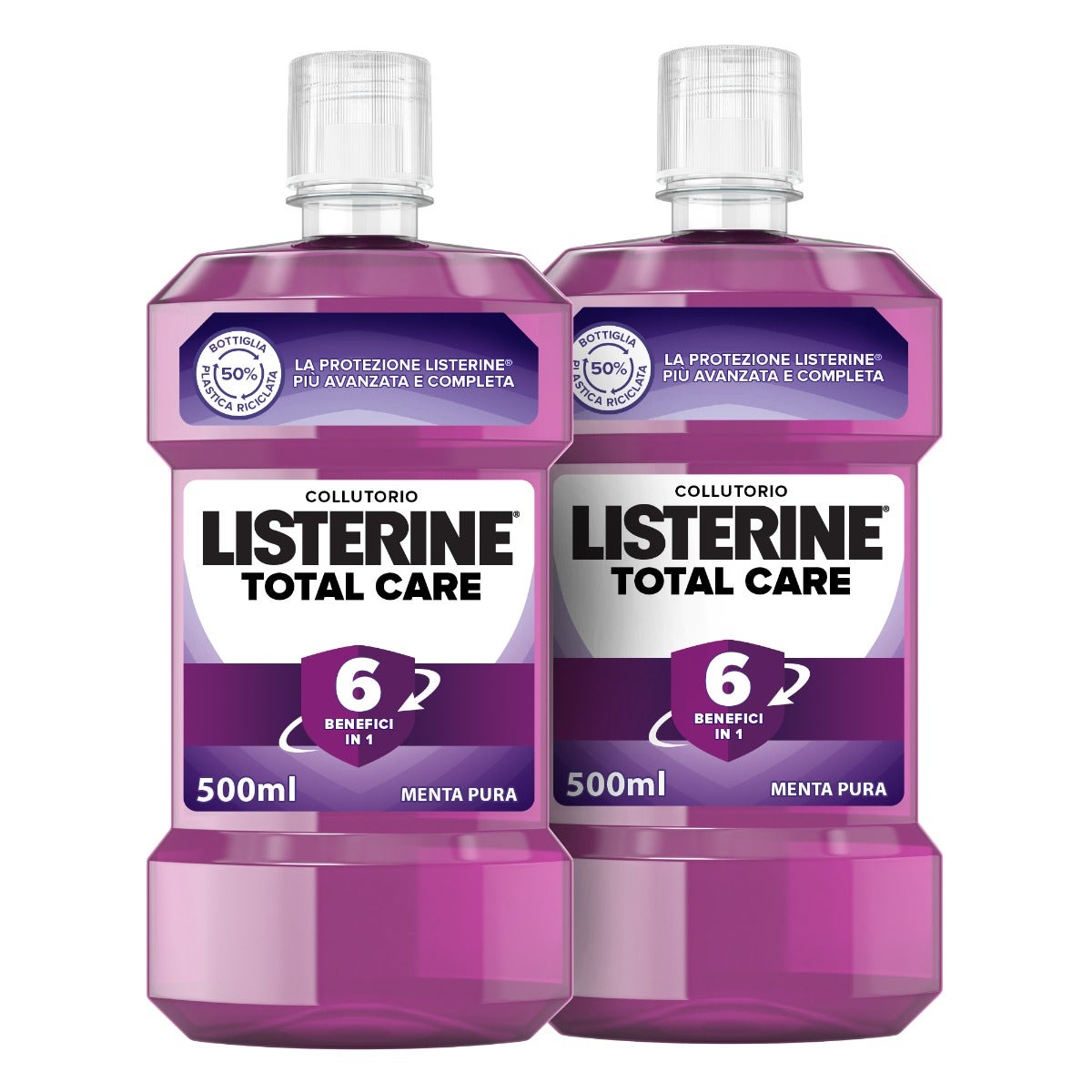 Listerine Total Care Collutorio 2x500ml-1