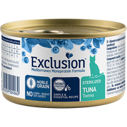 Exclusion Mediterraneo Monoprotein Noble Grain Cibo Umido Tonno Per Gatti Sterilizzati 85g-2