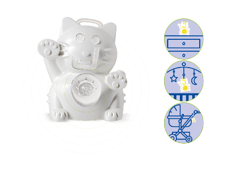 J Bimbi Antizanzare Sonico Portatile Per Neonati E Bambini Fantasia Kitty-1