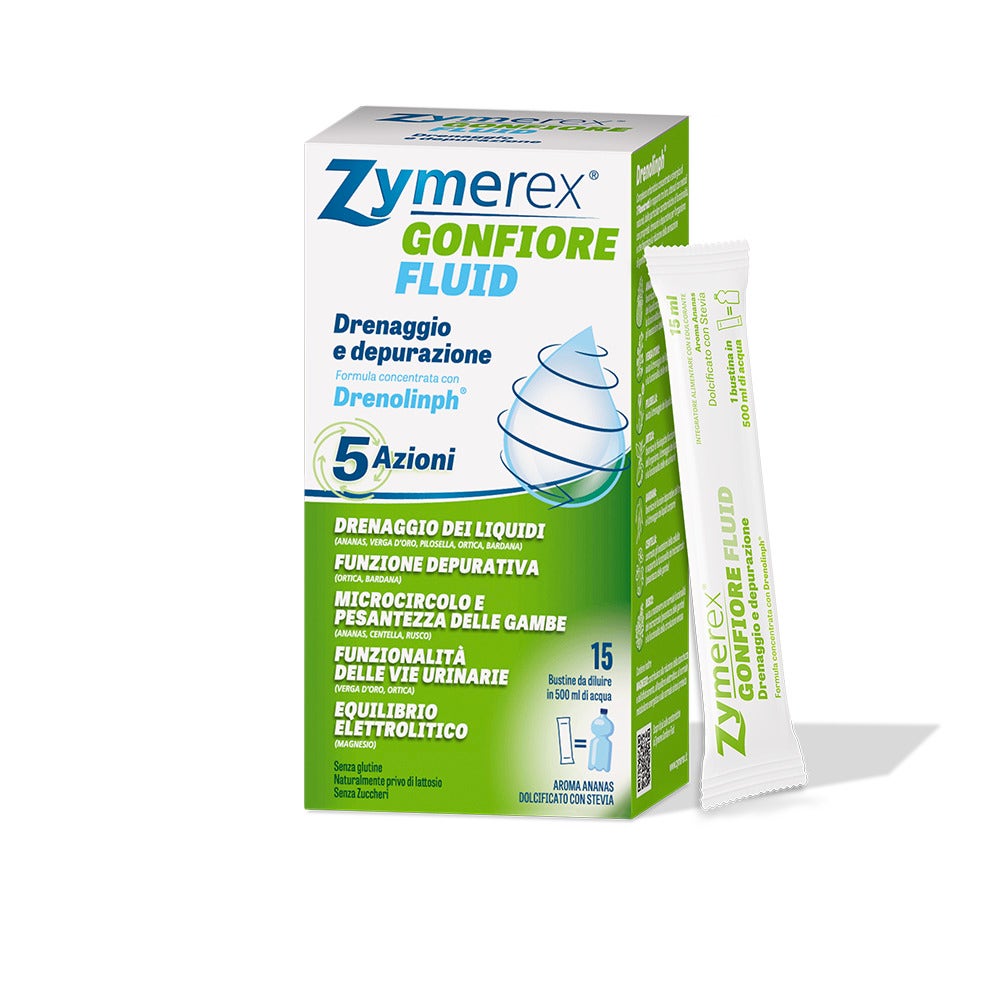 Zymerex Gonfiore Fluid 15 Bustine-2