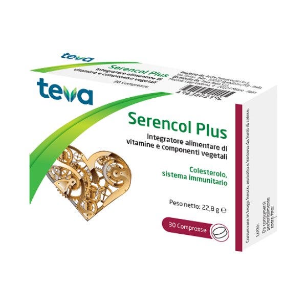 Teva Serencol Plus 30 Compresse - Supporto per il Benessere-1