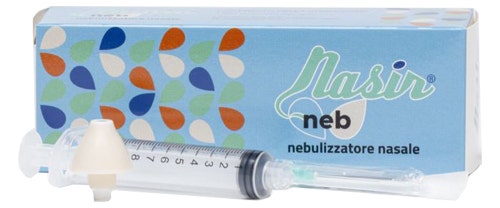 Nasir Neb Kit con 1 Ugello Nasir Nebulizzatore + 1 Siringa 10 ml Llc + 1 Ago-0