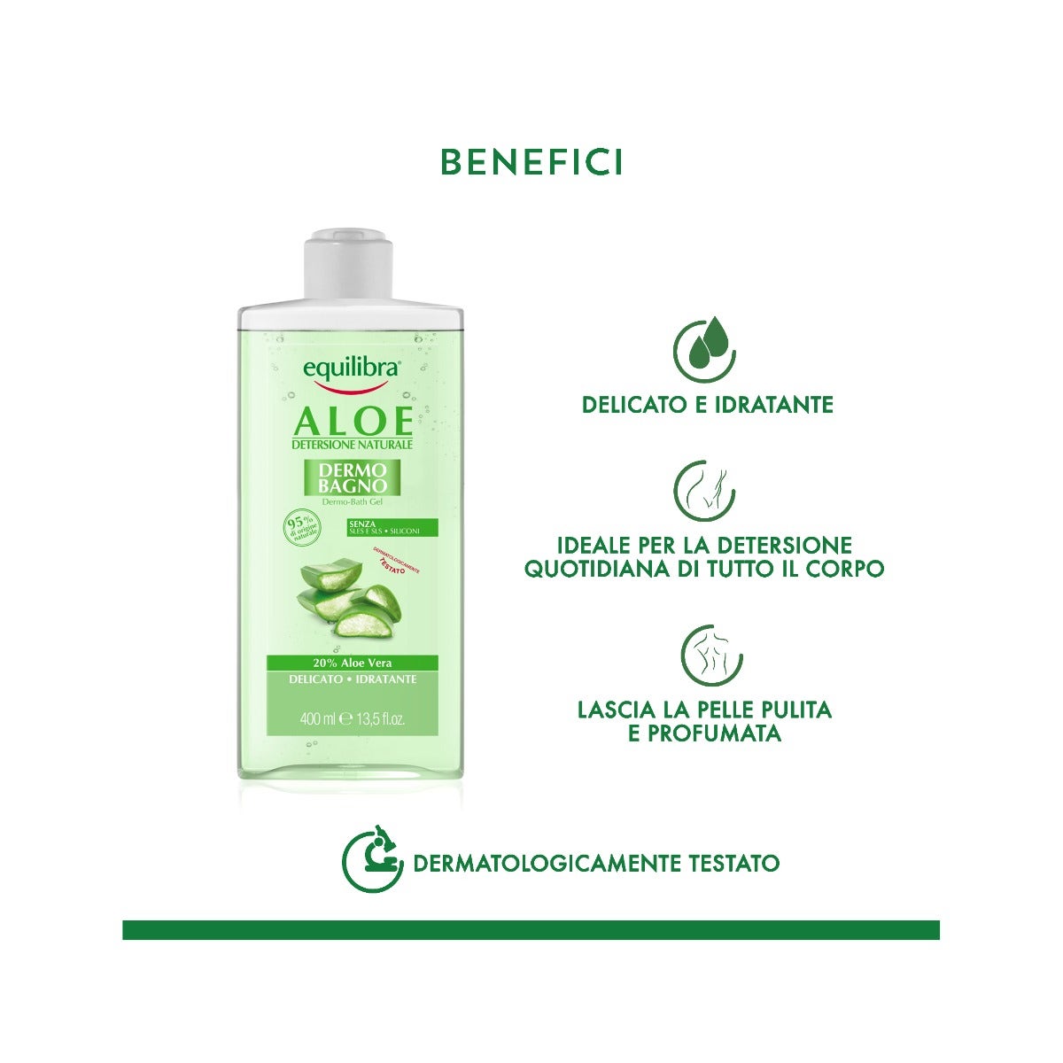Equilibra Aloe Dermo-Bagno 400ml-4