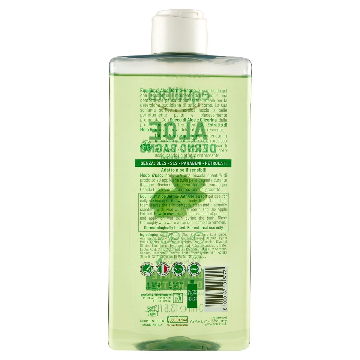 Equilibra Aloe Dermo-Bagno 400ml-2
