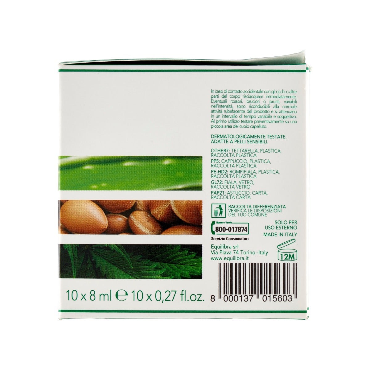 Equilibra Tricologica Fiale Anti-Caduta Fortificanti 10 Fiale-6