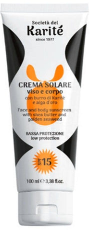 Karité Crema Solare Viso E Corpo SPF15 100ml-2