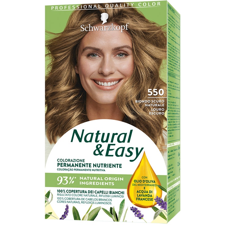 Schwarzkopf Natural Easy Tinta Capelli 550 Biondo Scuro Naturale-1