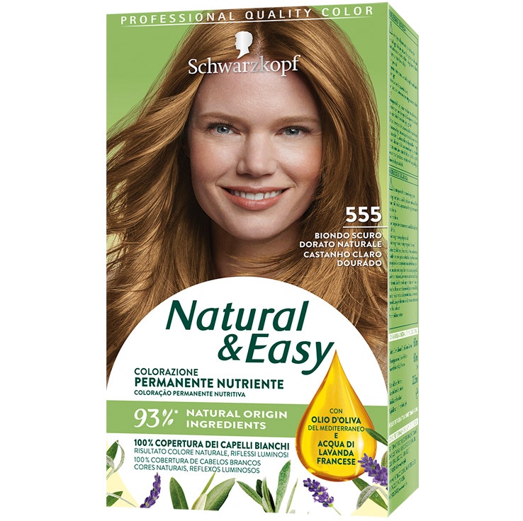 Schwarzkopf Natural Easy Tinta Capelli 555 Biondo Scuro Dorato Naturale-1
