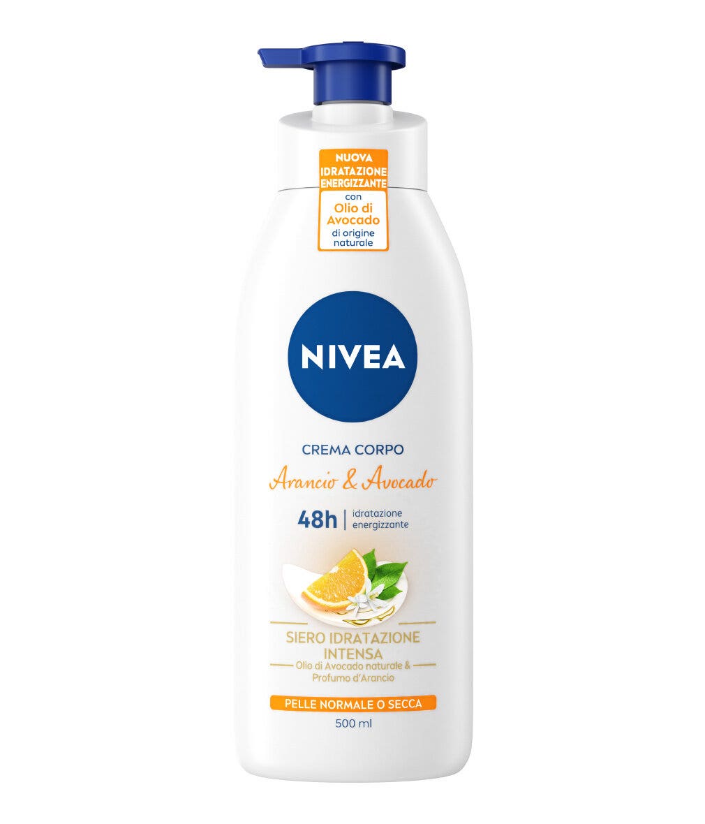 Nivea Crema Corpo Arancio E Avocado 500ml Idratante E Profumata Per Pelli Normali E Secche-3