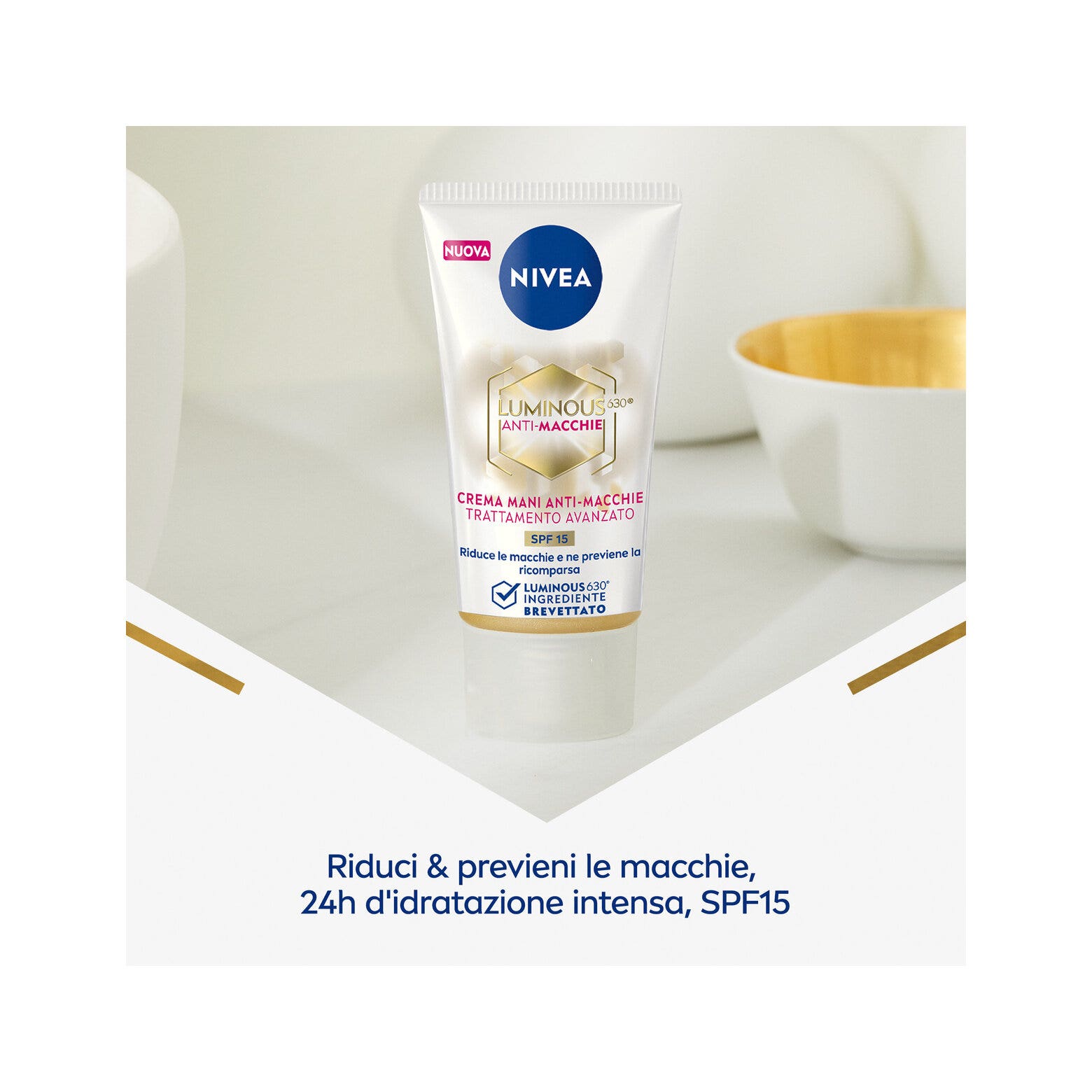 Nivea Cellular Luminous630 Crema Mani Anti-Macchie Trattamento Avanzato Anti-Età SPF15 50ml-11