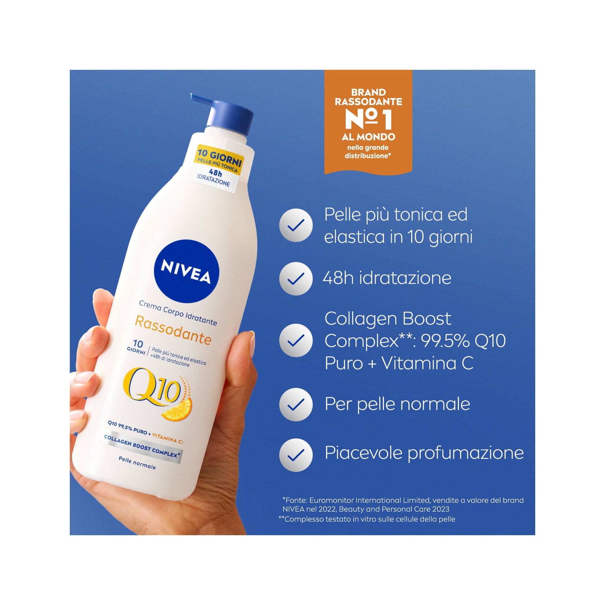 Nivea Q10 Crema Corpo Idratante Rassodante Crema Corpo Rassodante E Idratante Pelli Normali 400ml-2